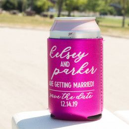 Custom Metallic Neoprene Can Cooler