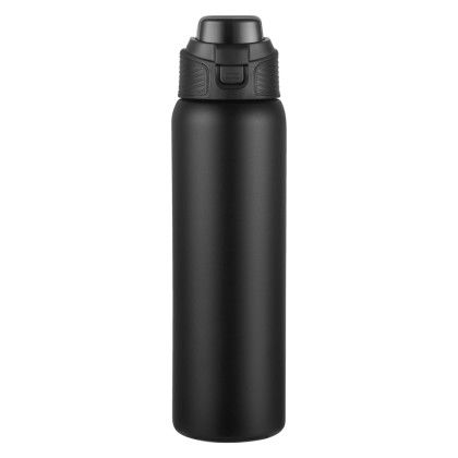 Custom 28 oz. PopSip Vacuum Insulated Water Bottle with Sipper Lid - Black Custom 28 oz. PopSip Vacuum Insulated Water Bottle with Sipper Lid - Black