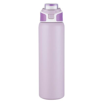 Custom 28 oz. PopSip Vacuum Insulated Water Bottle with Sipper Lid - Purple Custom 28 oz. PopSip Vacuum Insulated Water Bottle with Sipper Lid - Purple