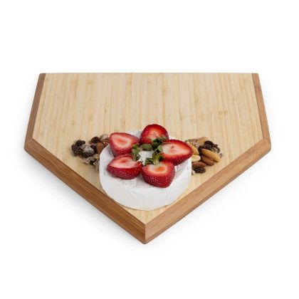 Custom Home Plate Serving Board - In Use Custom Home Plate Serving Board - In Use
