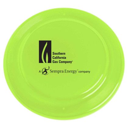 Custom 9" Value Frequent Flyer - Translucent Lime