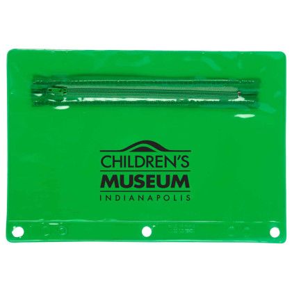 Custom Translucent School Pouch - Translucent Green Custom Translucent School Pouch - Translucent Green