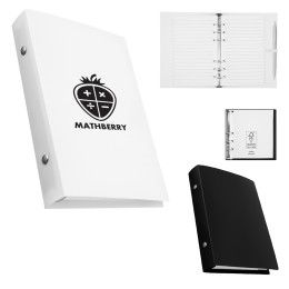 Custom Frosted Recycled Refillable Notebook - All Colors Custom Frosted Recycled Refillable Notebook - All Colors