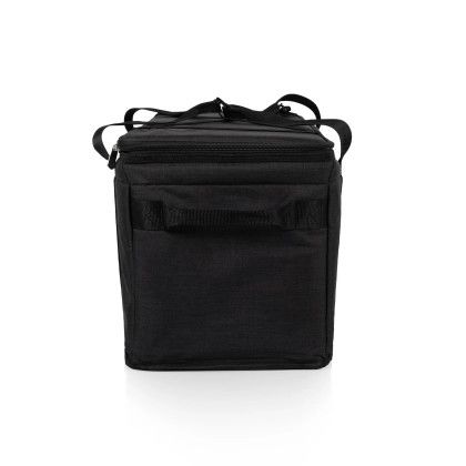 Custom 64 Can Collapsible Cooler - Black Side View Custom 64 Can Collapsible Cooler - Black Side View