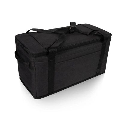 Custom 64 Can Collapsible Cooler - Black Front View Custom 64 Can Collapsible Cooler - Black Front View