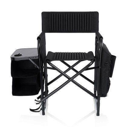 Custom Fusion Camping Chair - Matte Black Front View Custom Fusion Camping Chair - Matte Black Front View