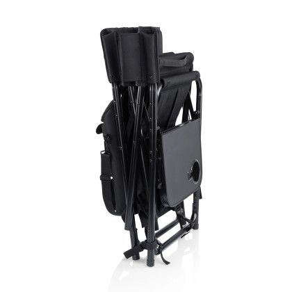Custom Fusion Camping Chair - Matte Black Fold View Custom Fusion Camping Chair - Matte Black Fold View