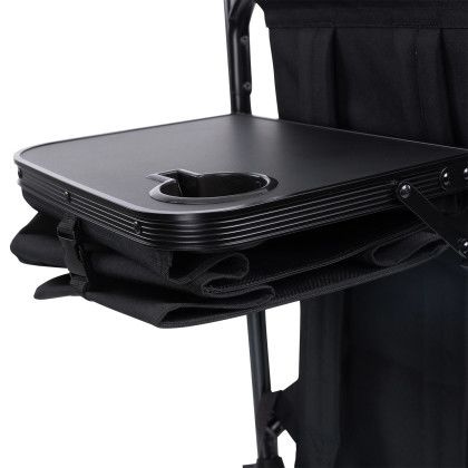 Custom Fusion Camping Chair - Matte Black Cup Holder View Custom Fusion Camping Chair - Matte Black Cup Holder View