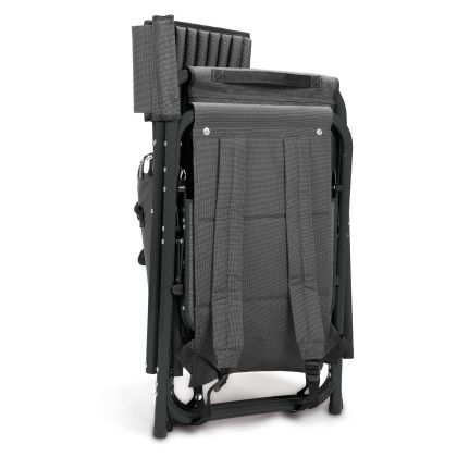 Custom Fusion Camping Chair - Dark Gray With Black Fold View Custom Fusion Camping Chair - Dark Gray With Black Fold View
