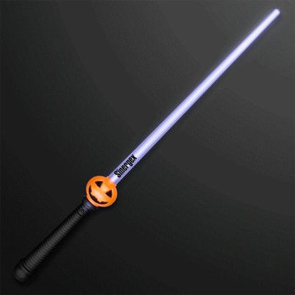 Custom Pumpkin Jack O Lantern LED Sword Sabers