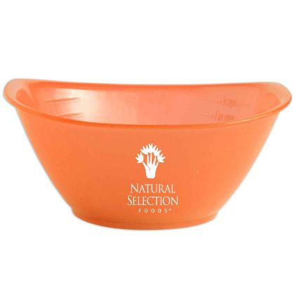 Custom Portion Bowl - Translucent Orange Custom Portion Bowl - Translucent Orange