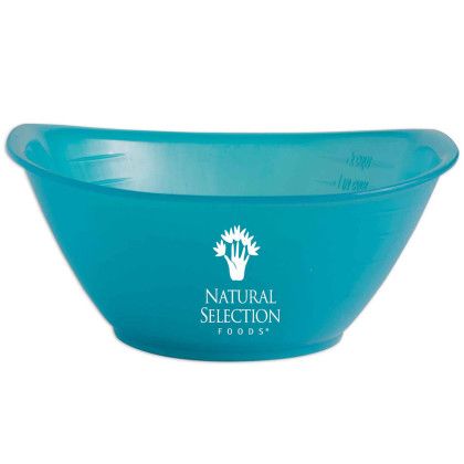 Custom Portion Bowl - Translucent Aqua Custom Portion Bowl - Translucent Aqua