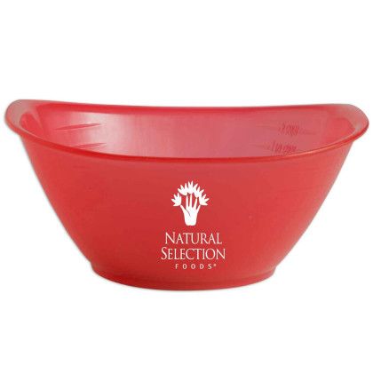 Custom Portion Bowl - Translucent Red Custom Portion Bowl - Translucent Red