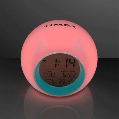 Custom Round LED Clock 4", Glowing Lights + Alarm Custom Round LED Clock 4", Glowing Lights + Alarm