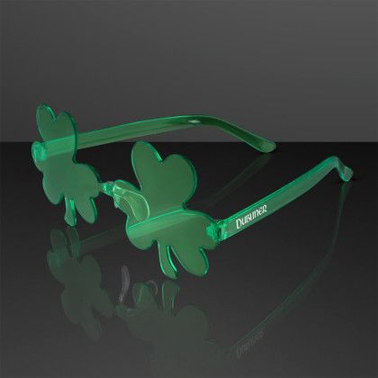 Custom Shamrock Glasses Party Shades, NON-Light Up Custom Shamrock Glasses Party Shades, NON-Light Up