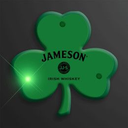 Custom Blinky Green Shamrock Body Lights