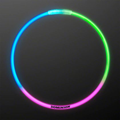 Custom 22" Tri Color Glow Necklaces Blue Pink Green Custom 22" Tri Color Glow Necklaces Blue Pink Green
