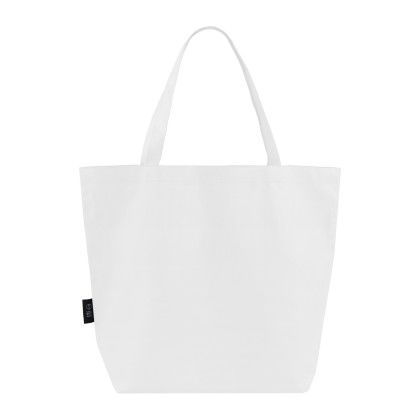 Custom reGen rPET Large Non Woven Tote - White