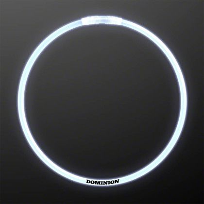Custom 22" White Glow Necklaces Custom 22" White Glow Necklaces