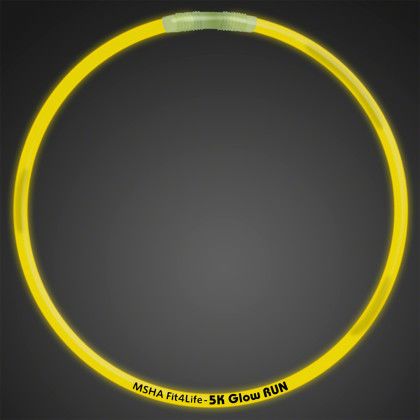 Custom 22" Yellow Glow Necklaces Custom 22" Yellow Glow Necklaces