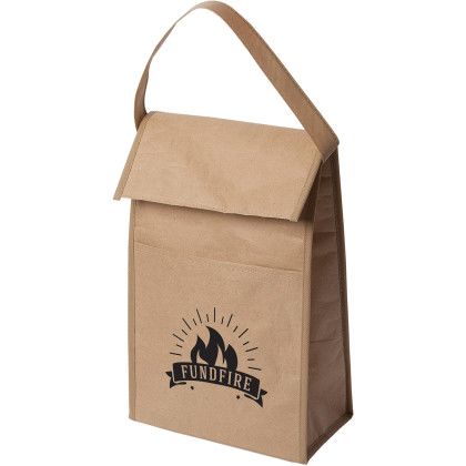 Custom Kraft Paper Retro Brown Bag Luncher - Brown