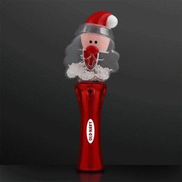 Custom LED Santa Claus Spinning Light Wand Custom LED Santa Claus Spinning Light Wand