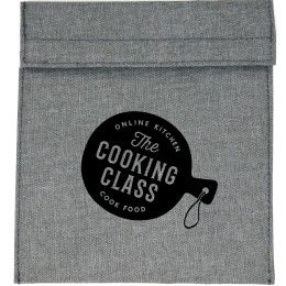 Custom Snack Sac Reusable Storage Bag - Grey Custom Snack Sac Reusable Storage Bag - Grey