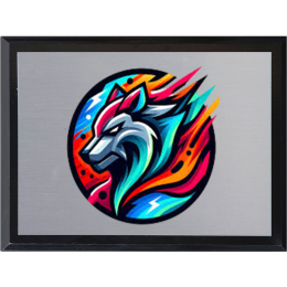 Custom Sublimated Plaques 8" x 6", Horizontal - Silver 