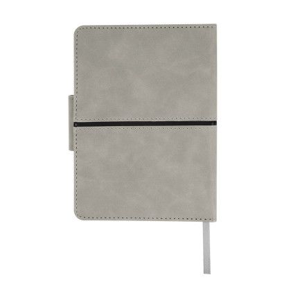 Custom Marlowe Journal - Gray Back View Custom Marlowe Journal - Gray Back View