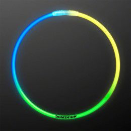 Custom 22" Tri Color Glow Necklaces, Blue/Green/Yellow Custom 22" Tri Color Glow Necklaces, Blue/Green/Yellow