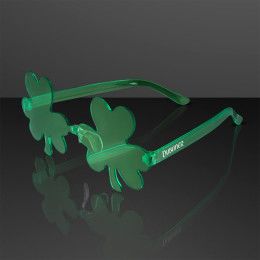 Custom Shamrock Glasses Party Shades, NON-Light Up Custom Shamrock Glasses Party Shades, NON-Light Up