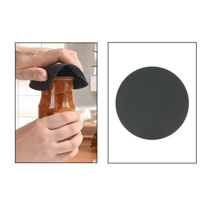 Custom Round Microfiber Jar Opener - Lifestyle View Custom Round Microfiber Jar Opener - Lifestyle View