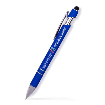 Custom Alex Click Pen- Low Quantities - Blue Custom Alex Click Pen- Low Quantities - Blue