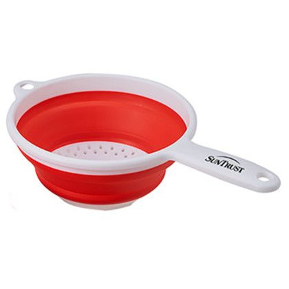 Custom Collapsen Silicone Strainer - Red Custom Collapsen Silicone Strainer - Red