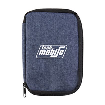 Custom Small Tech Organizer - Blue Custom Small Tech Organizer - Blue
