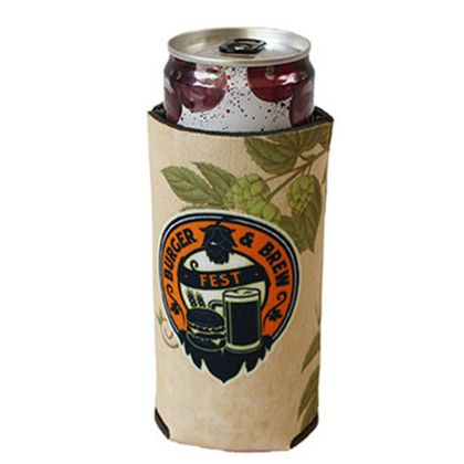 Custom Sublimated Slim Can Cooler - Design 2
