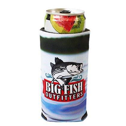 Custom Sublimated Slim Can Cooler - Design 1