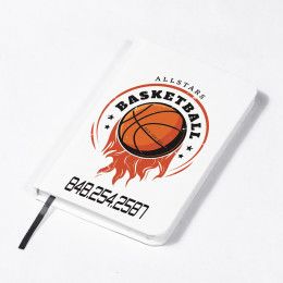Custom Lined Page Jotter with Cardboard Finish 3.5 x 5.5