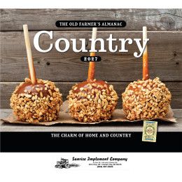 Custom The Old Farmer's Almanac Country: 2027 Stapled Custom The Old Farmer's Almanac Country: 2027 Stapled
