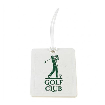 Custom Rectangle Golf Bag Tag