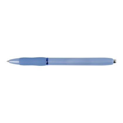 Custom Sharpie S-Gel Frosted Blue Barrel - Royal Blue Back View Custom Sharpie S-Gel Frosted Blue Barrel - Royal Blue Back View