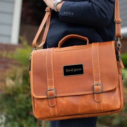 Custom Old Fort Canyon Leather Brief - Tan Custom Old Fort Canyon Leather Brief - Tan