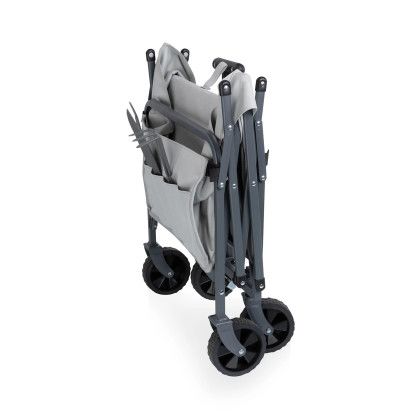 Custom Garden Wagon with 3 Tools - Fold View Custom Garden Wagon with 3 Tools - Fold View