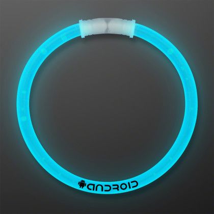 Custom 8 inch Dark Aqua Glow Bracelets - Turquois