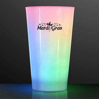 Custom 16 oz. LED Multicolor Color Change Glow Party Cups Custom 16 oz. LED Multicolor Color Change Glow Party Cups