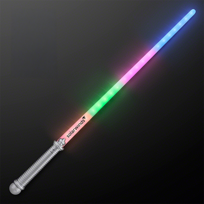 Custom Layered 4 Color Rainbow Light Up Saber