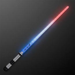 Custom American Sword Saber with Red White & Blue LEDs Custom American Sword Saber with Red White & Blue LEDs