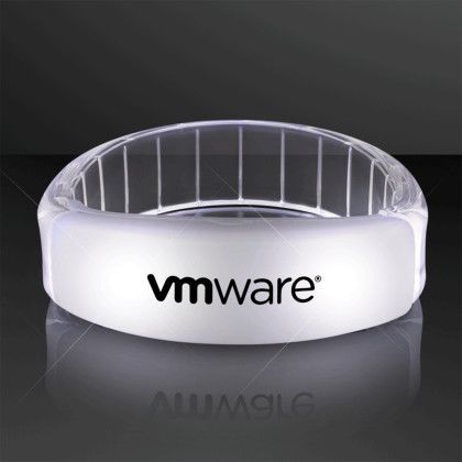 Custom White Fashion LED Bracelets