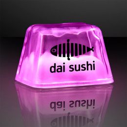 Custom Inspiration Ice Cube Pink Lights, Patent D650,121 Custom Inspiration Ice Cube Pink Lights, Patent D650,121