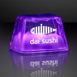 Custom Inspiration Ice Cube Purple Lights, Patent D650,121 Custom Inspiration Ice Cube Purple Lights, Patent D650,121